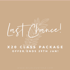 Last chance for x20 Class package offer!