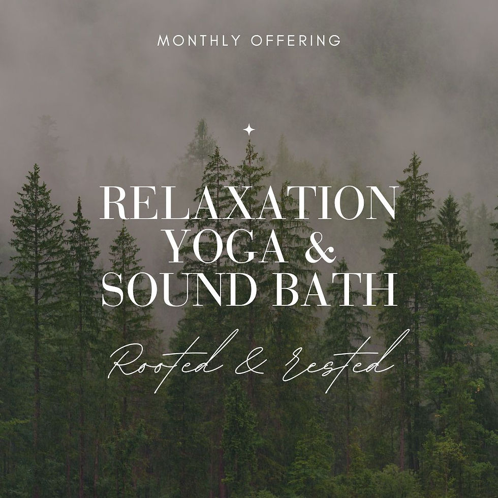 Relaxation Yoga & Sound Bath