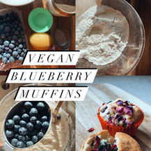 Vegan Blueberry Muffins