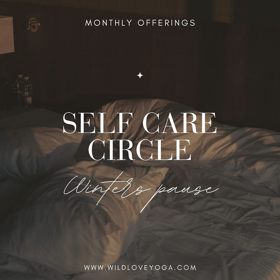 Self Care Circle - Winter Pause - The Fold