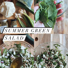Summer Green Salad.