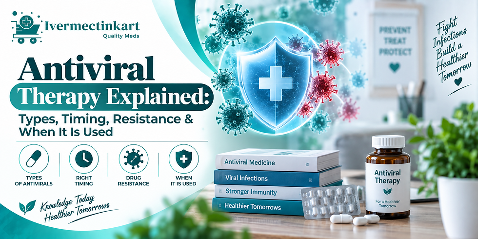 Antiviral Therapy Explained: Types, Timing, Resistance & When It Is Used