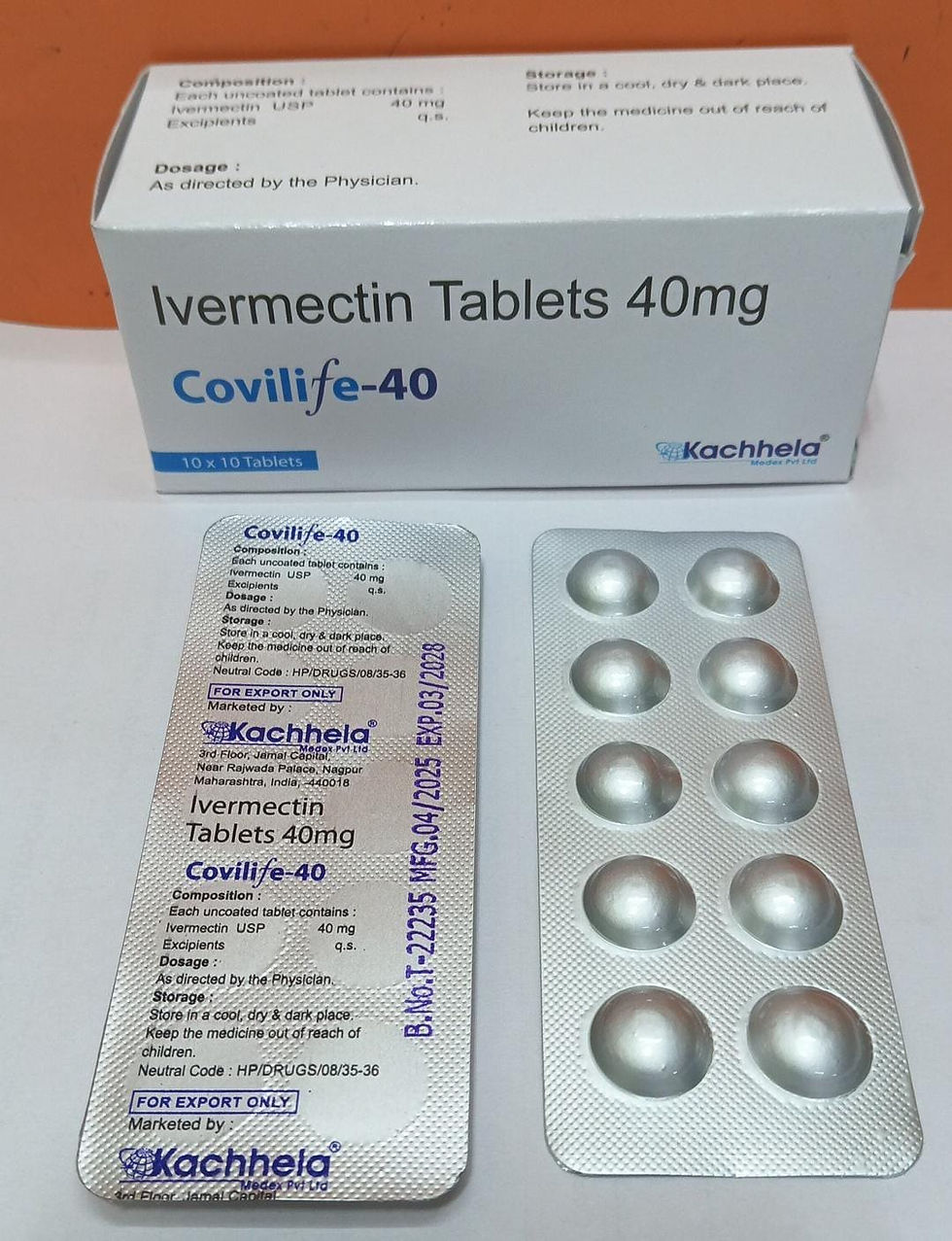 Covilife 40mg Tablet is used to treat various parasitic infections such as strongyloidiasis | Ivermectinkart