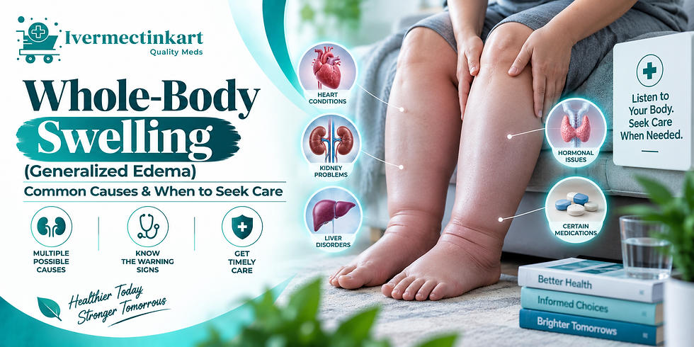 Whole-Body Swelling (Generalized Edema): Common Causes & When to Seek Care