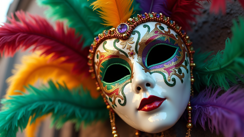 Mardi Gras Creations: Celebrate with Unique Art Pieces