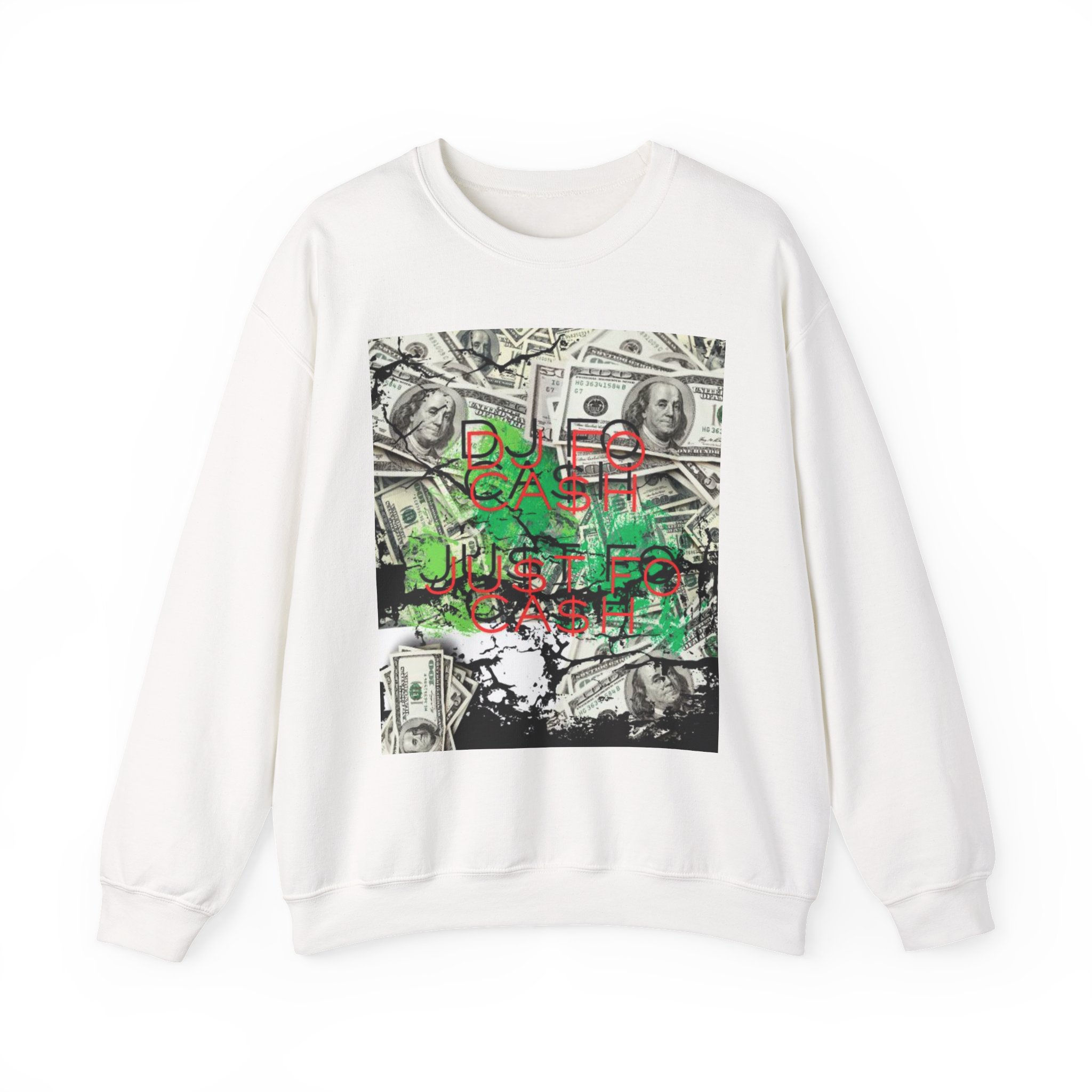 Money Girl Crewneck Sweatshirt | Cash Anime Graphic