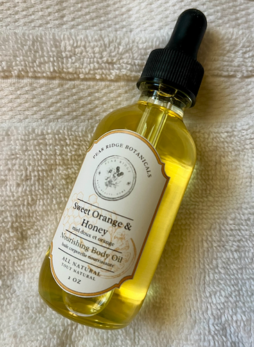 Pear Ridge Botanicals Sweet Orange and Honey Body Oil | Hivessence