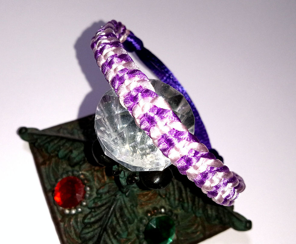 Thumbnail: Unisex Bicolor Macrame Friendship Bracelets