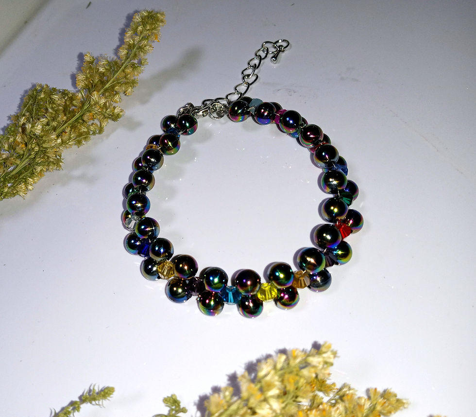Thumbnail: Radiant Rainbow Charm Bracelet