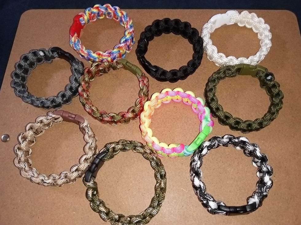 Thumbnail: Para code survival bracelets (6'-7' length)