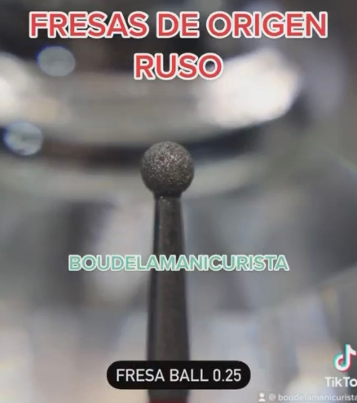 Fresa Ball 0.25 Origen Ruso