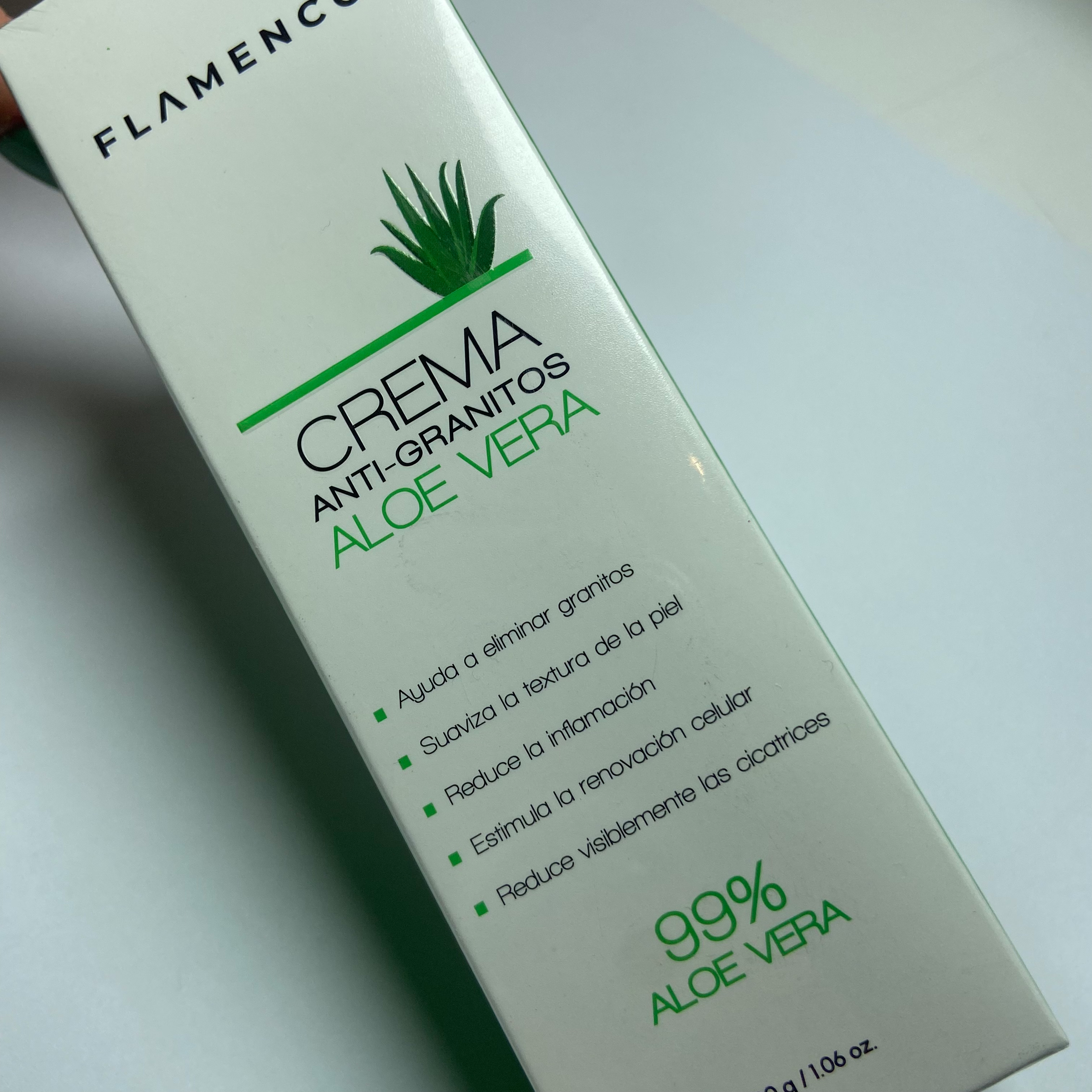 Crema anti-granitos aloe Vera flamenco 