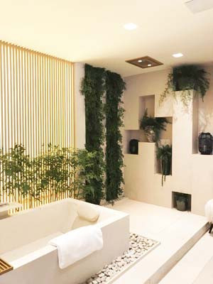 Banheiro decorado