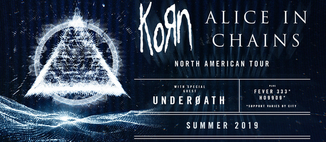 Korn and Alice in Chains Announce Summer Co-Headline Tour with Underoath