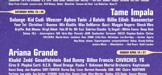 Coachella 2019 | Full Lineup Announced