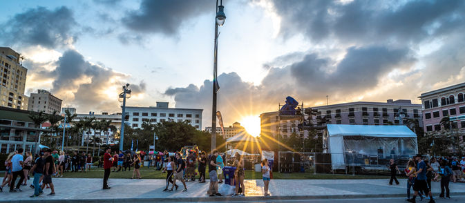 Day One of Sunfest Docks in West Palm