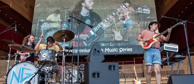 Naked Giants | Pritzker Pavilion, Millennium Park in Chicago