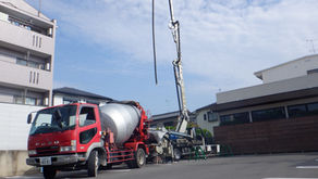 ☆☆現場便り☆☆かみおたい歯科増築工事は本日立上りのコンクリート打設しました。天気も良くていい日でした。建て方が楽しみです♪