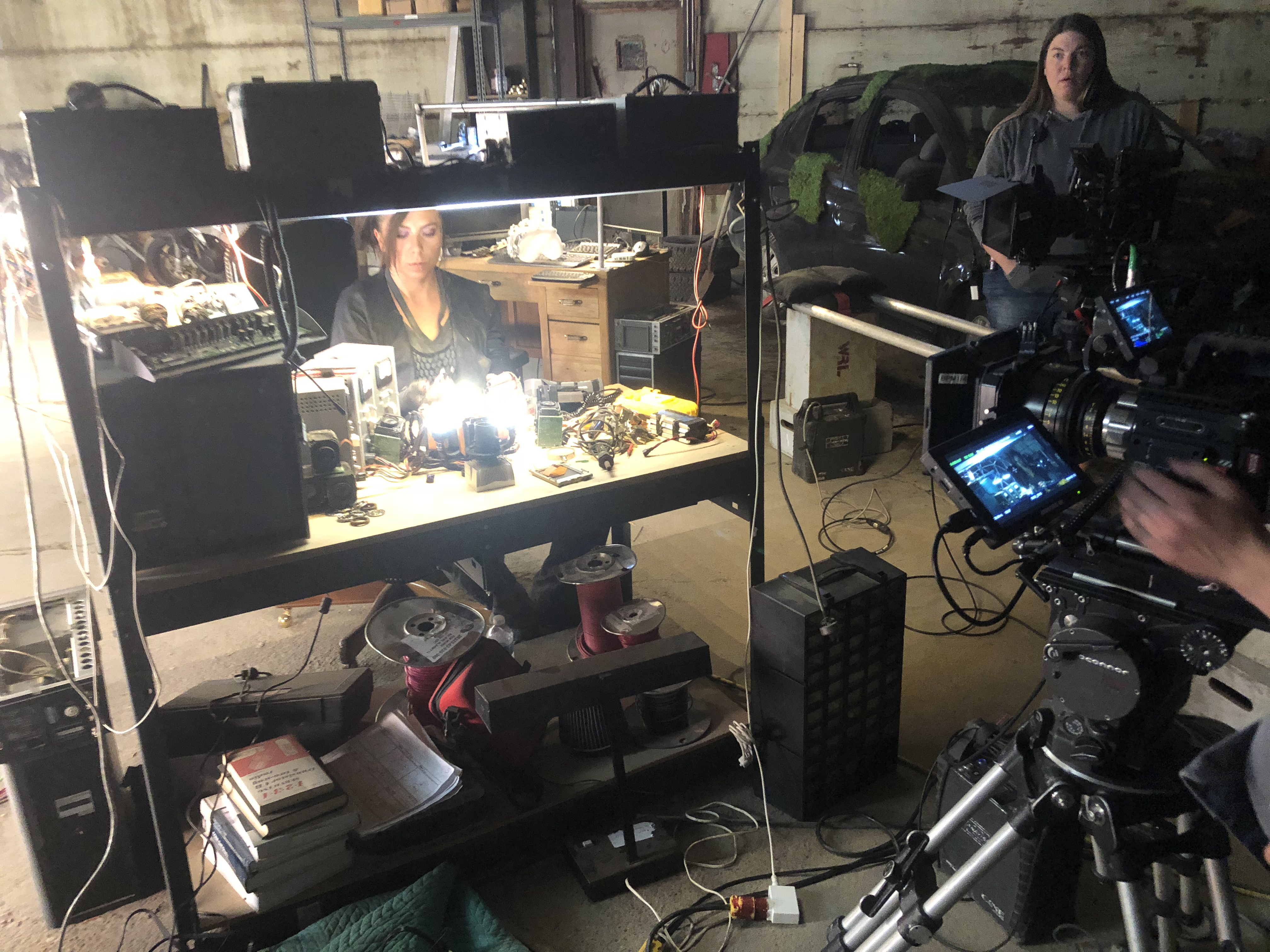 Behind the scenes Madison Walsh