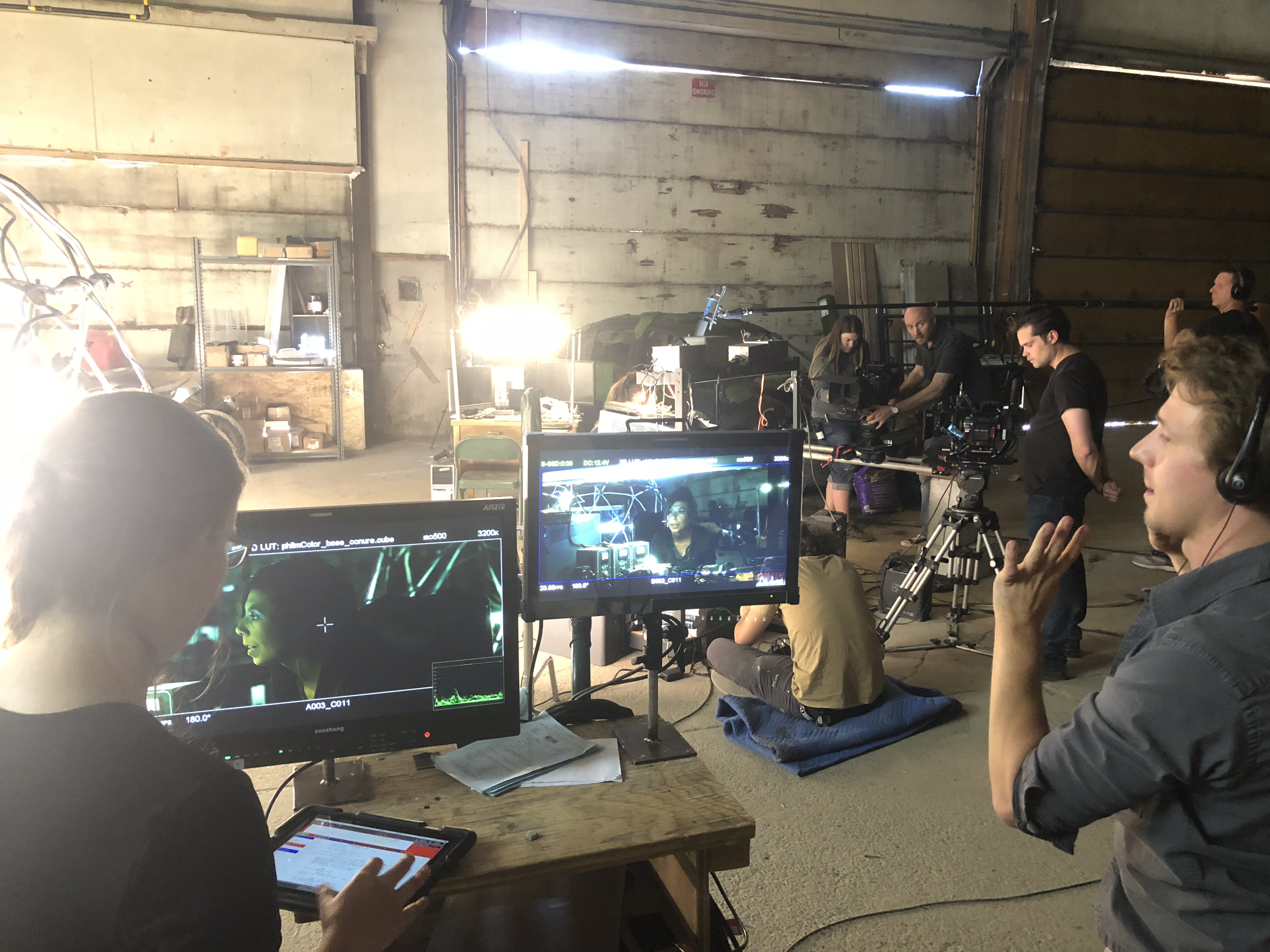 Behind the scenes Madison Walsh
