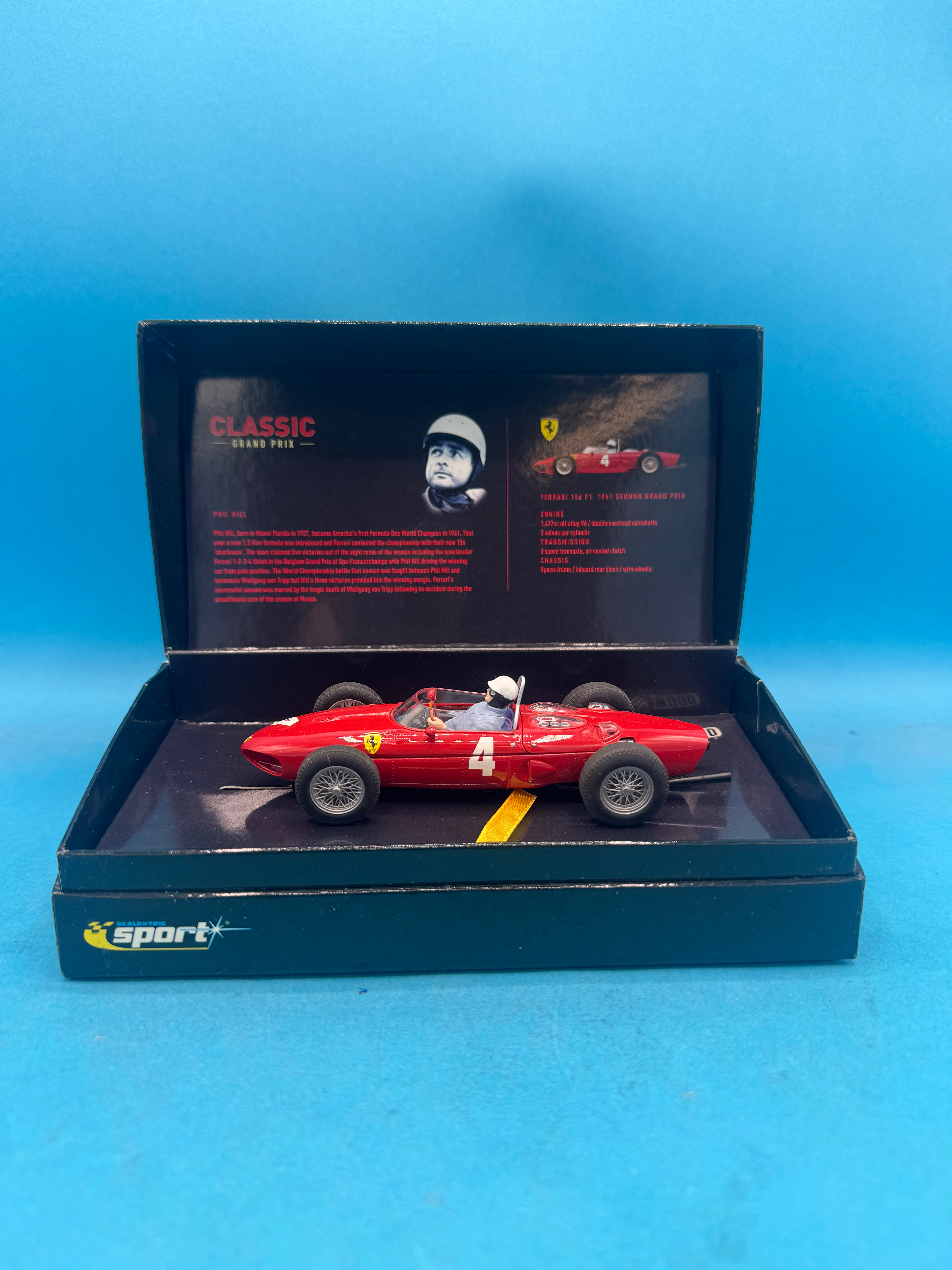 Scalextric C2640A Phil Hill Ferrari 156 F1 No4 1961 German Grand Prix