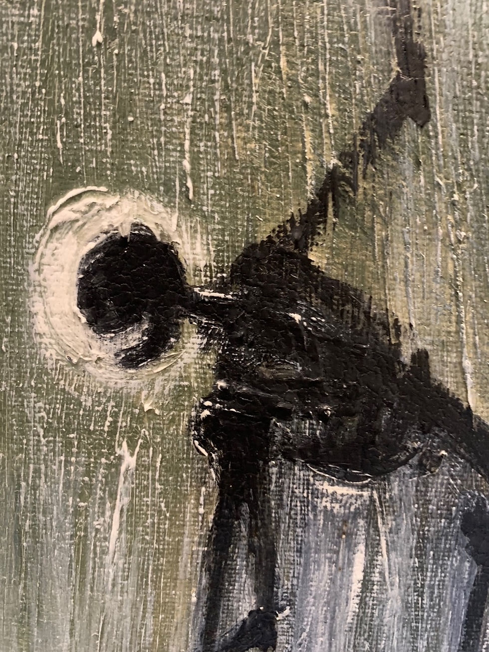 Thumbnail: Theodore Major, Skeleton with Walking Stick