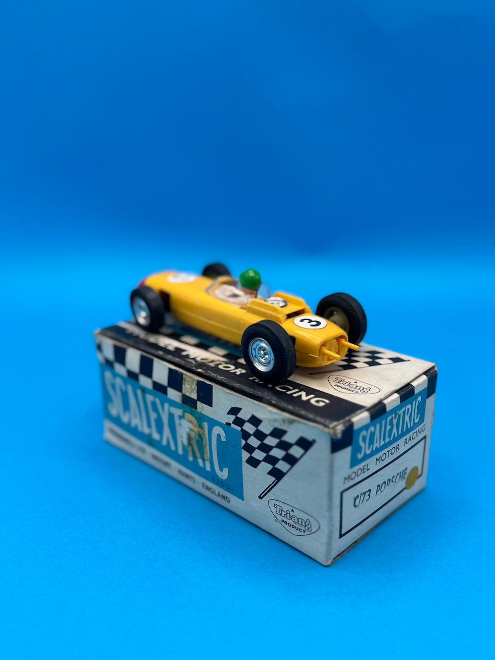 Thumbnail: Scalextric C/73 Porsche Yellow No.3