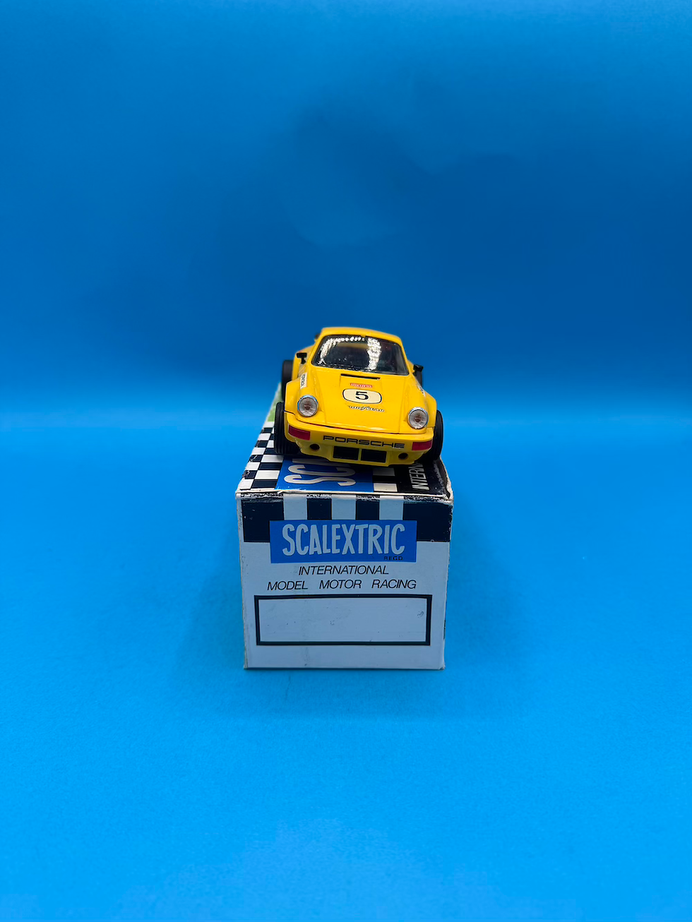 Thumbnail: Spanish Scalextric C4051 Porsche Carrera RS No5 Yellow (Original Box)