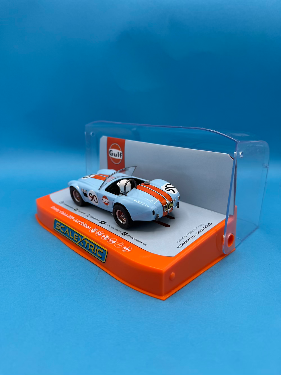Thumbnail: Scalextric C4509 Shelby Cobra 289 Gulf Edition No.90