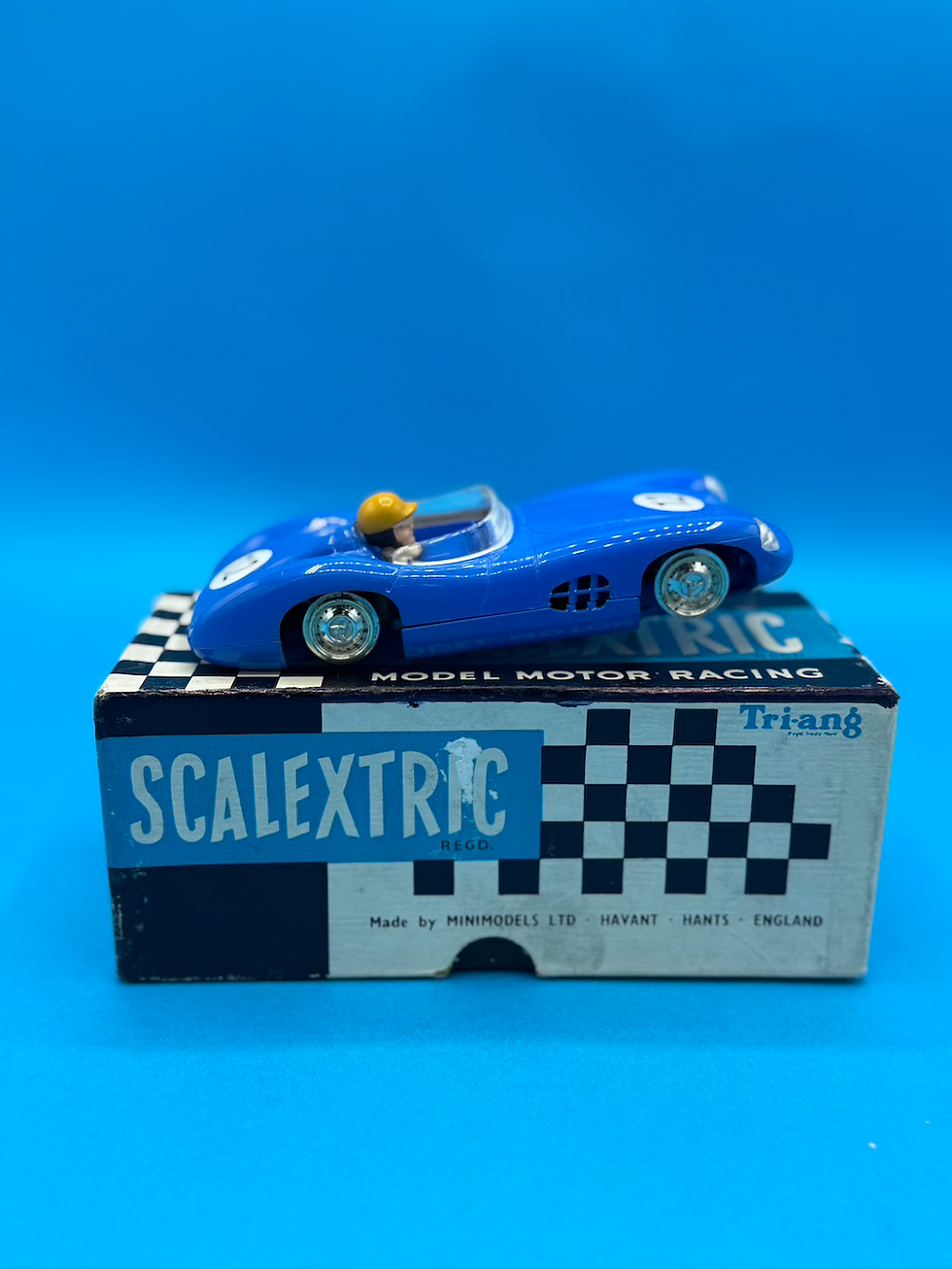 Thumbnail: Scalextric MM/C.57 Aston Martin Blue No.12