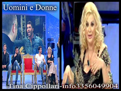 Tina Cipollari un'opinionista televisiva.Nel 2001 esordisce a Uomini e Donne.inf