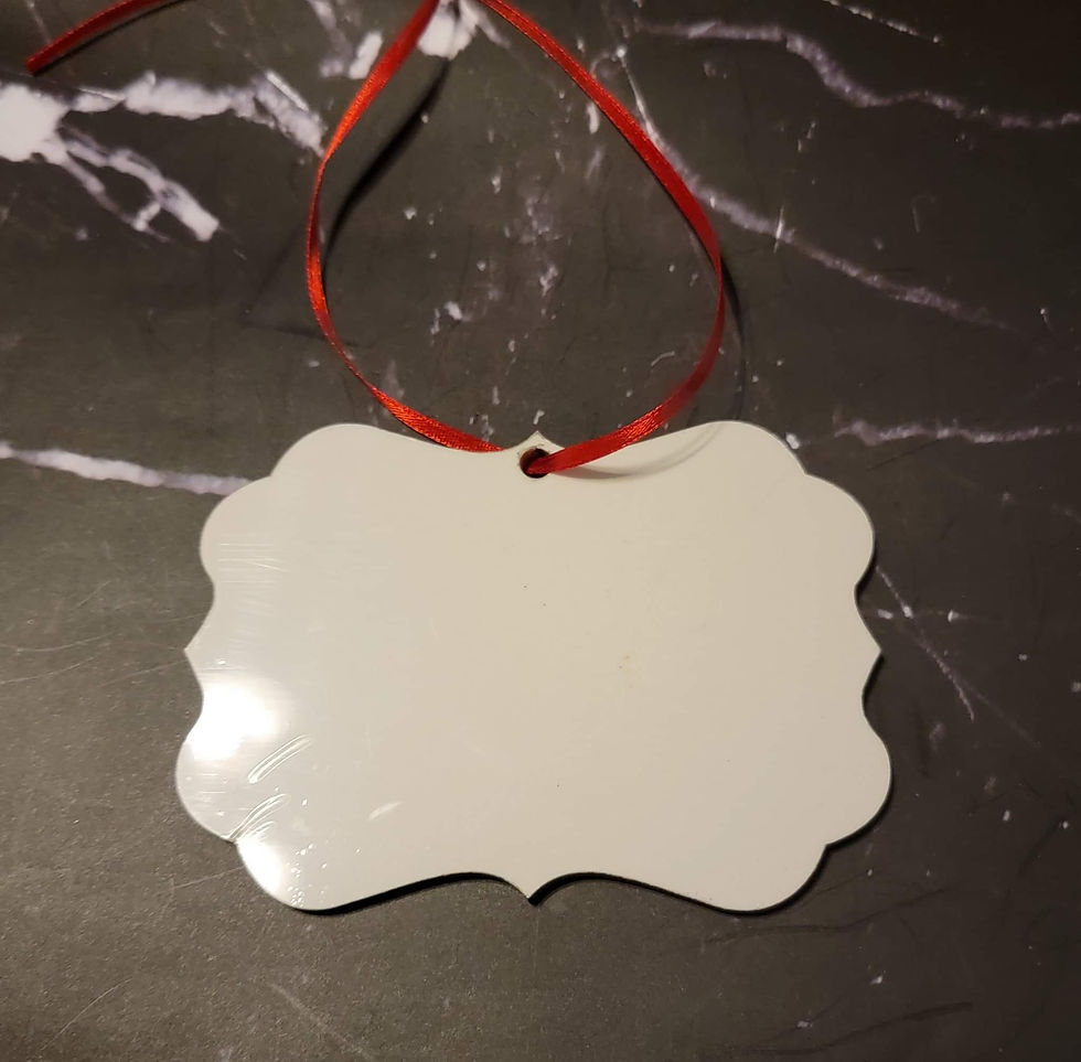 Thumbnail: Sublimation Ornament Blanks! MDF core 
