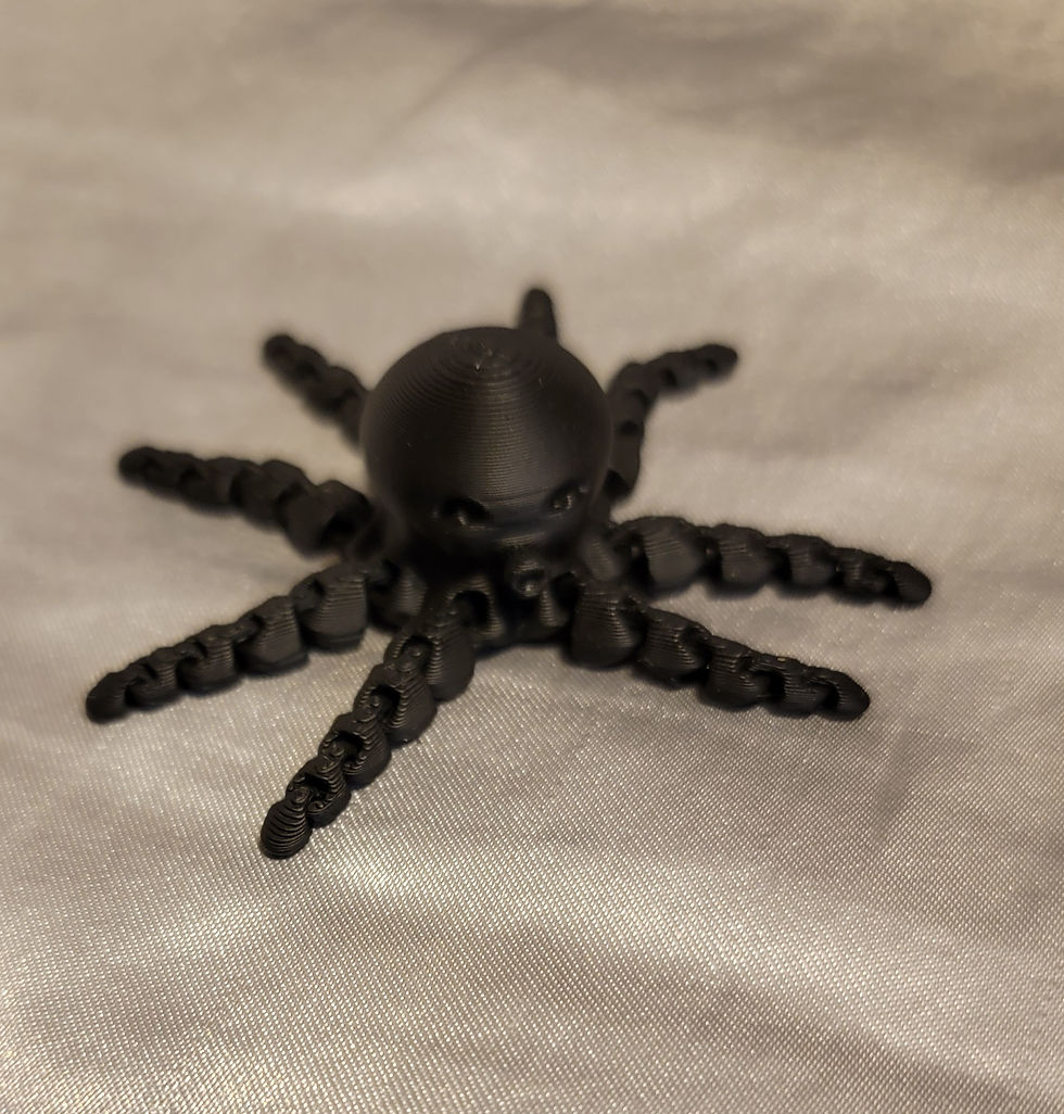Thumbnail: 3D Printed Octopus Fidget Pencil/Straw Topper! Bendable legs. Sensory toy! MOQ 5