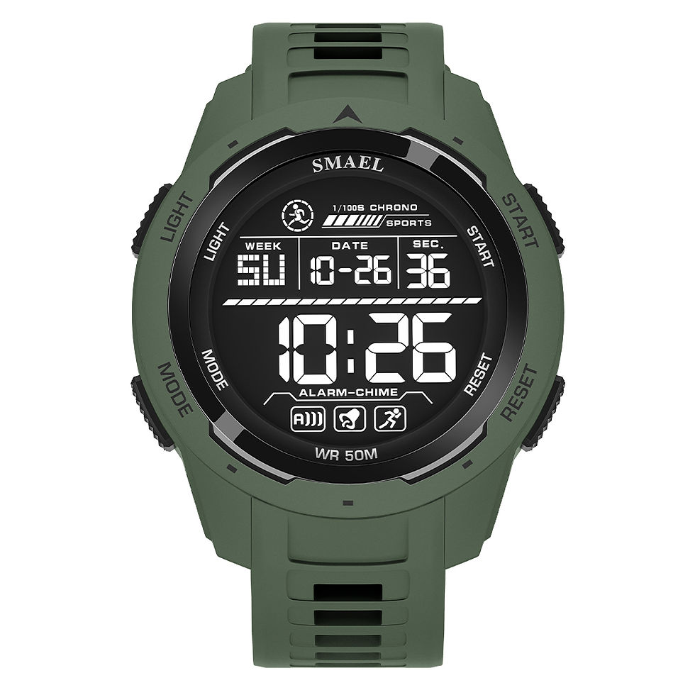 Thumbnail: SMAEL 8105 Digital Watches Sports LED Wristwatches Men's 50m Waterproof Watch Di
