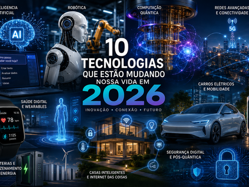10 tecnologias 2026 que estão transformando a vida das pessoas