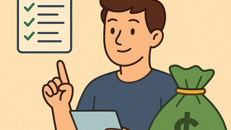 7 passos simples para organizar seu dinheiro