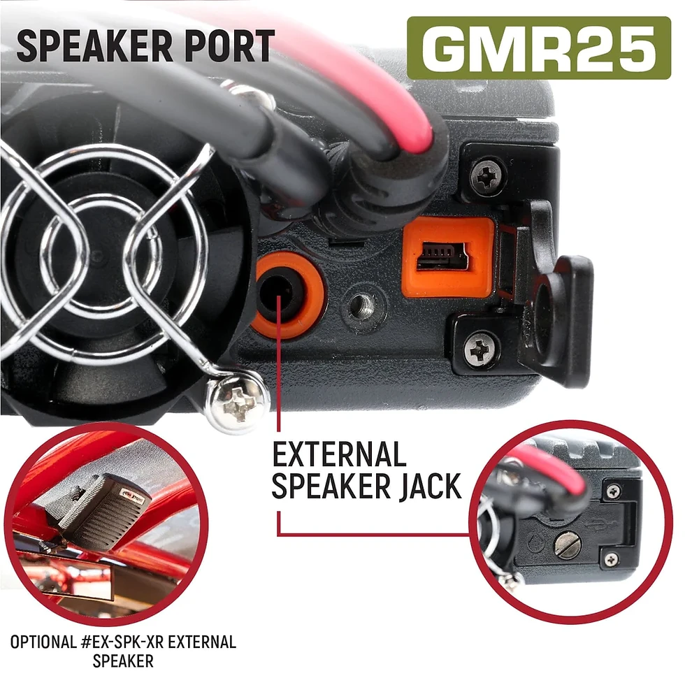 Miniatura: Radio móvil resistente al agua GMRS GMR25