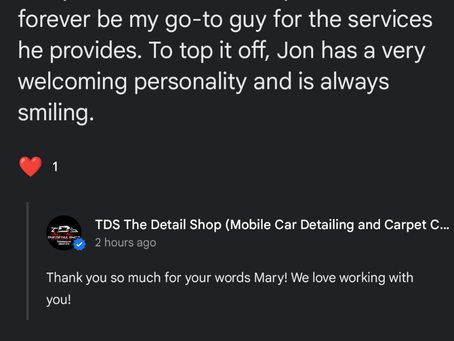 Another Fantastic Review!