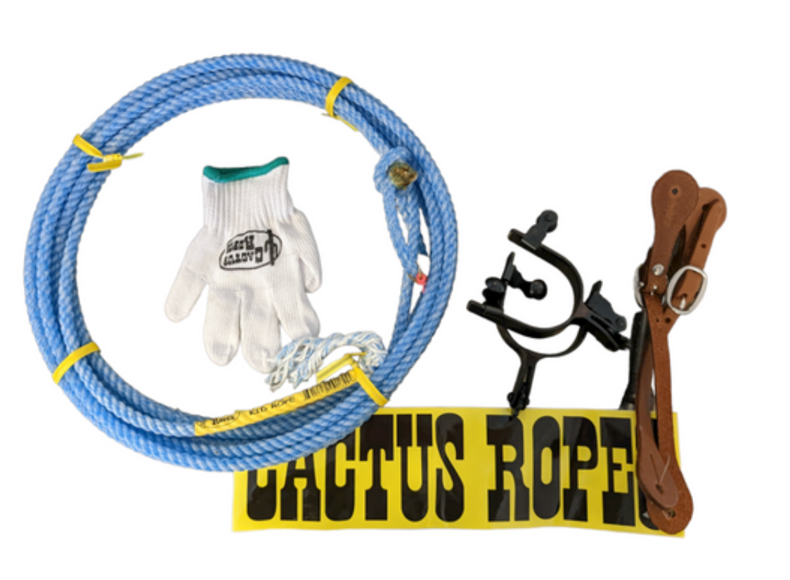 CACTUS ROPES KID'S SPUR SET