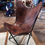 Thumbnail: Butterfly Chair with Genuine Leather Seat