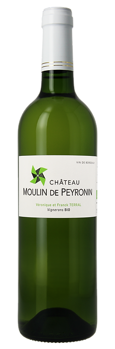 Bordeaux Blanc 2021- Château Moulin de Peyronin - Bio et Biodynamie