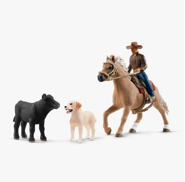 Western Riding Adventures Farm Figurine Toys Play Set