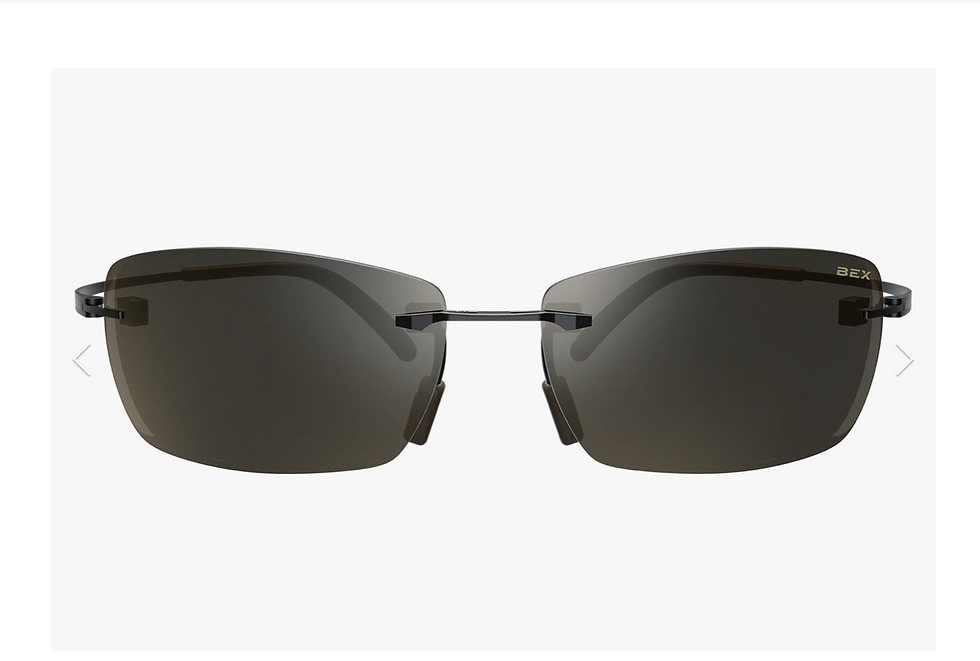 BEX SUNGLASSES, FYNNLAND X, BLACK BROWN/SILVER