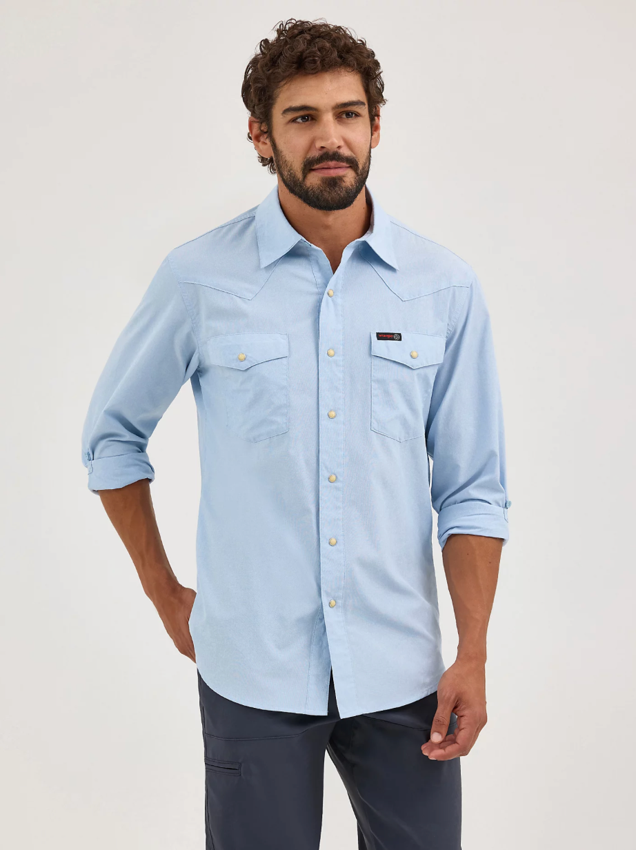 Thumbnail: Wrangler ATG™ Men's Drover Utility Shirt alternative view 1  Wrangler ATG™ Men'