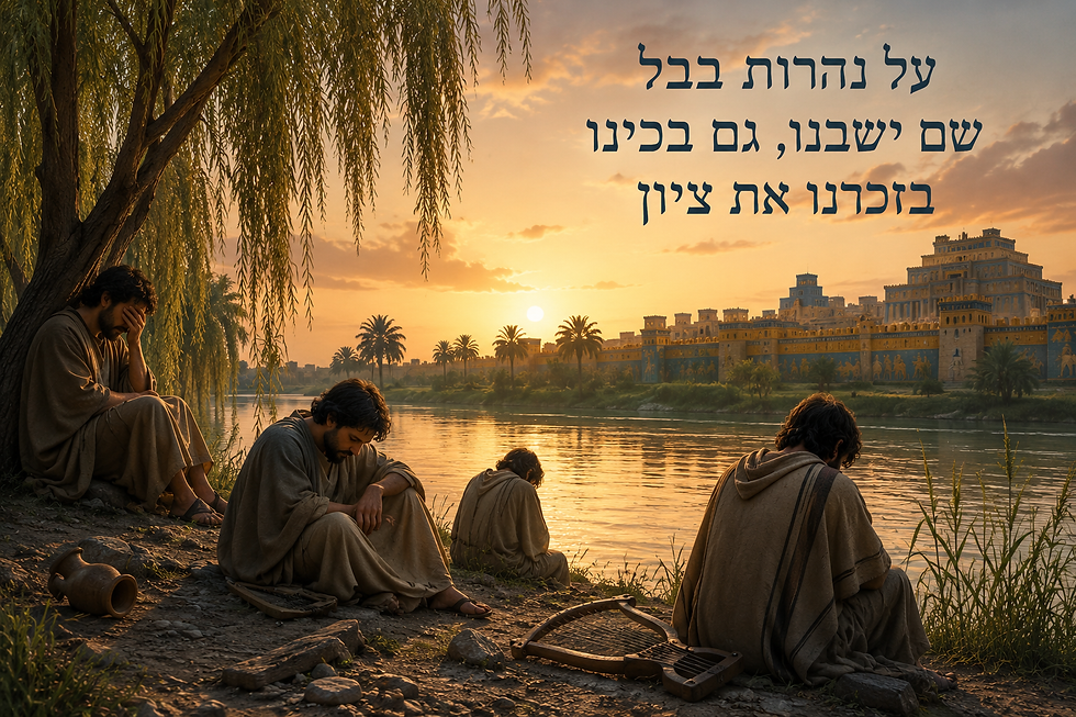 "על נהרות בבל"--הקינה בביטוי מוסיקלי