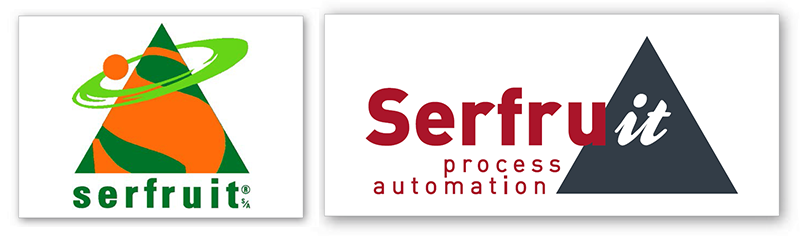 Idees, logotipo SERFRUIT, diseño, restyling de marca