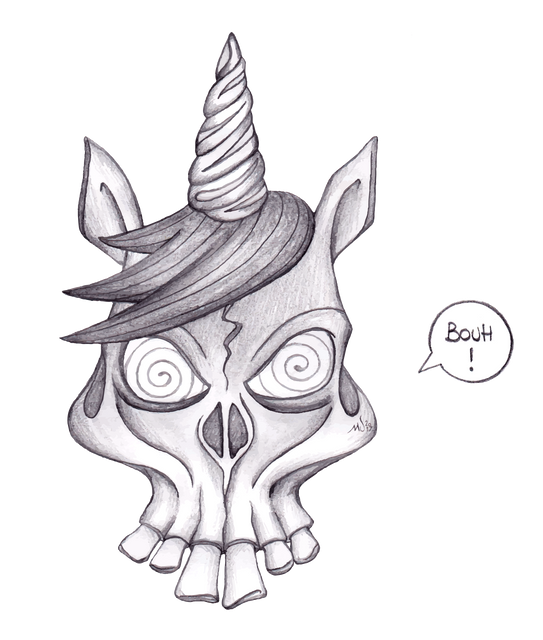 tête de licorne