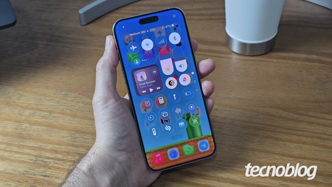 Ajustes rápidos no iOS 26