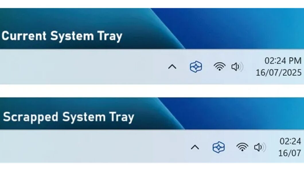 Relógio normal e simplificado no Windows 11