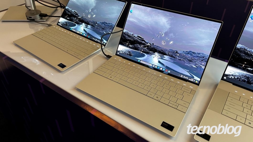 Dell XPS 13 2024 tem opção de tela OLED (imagem: Emerson Alecrim/Tecnoblog)